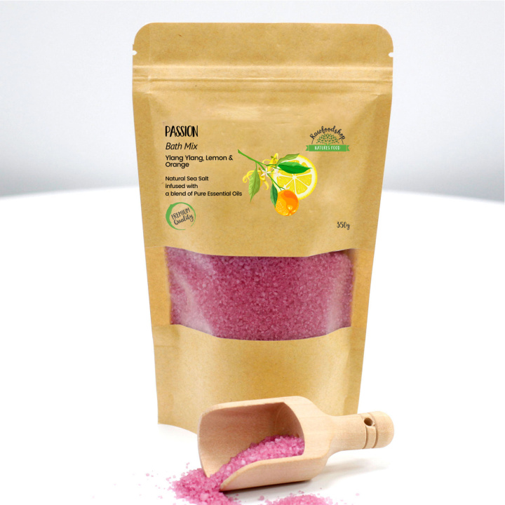Badesalt Passion 350g i gruppen OUTLET 20-80% / Hud & Kropp 20-50% / Kampanj- Hud & kropp hos Rawfoodshop Scandinavia AB (ABPCUL04)