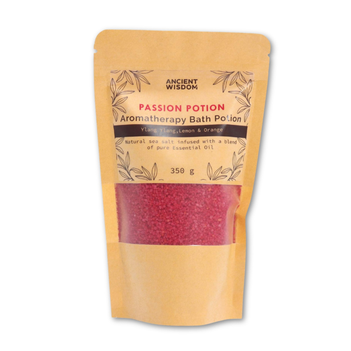Badesalt Passion 350g i gruppen Hud & Kropp / Bad & Spa / Badesalt hos Rawfoodshop Scandinavia AB (ABPCUL04)