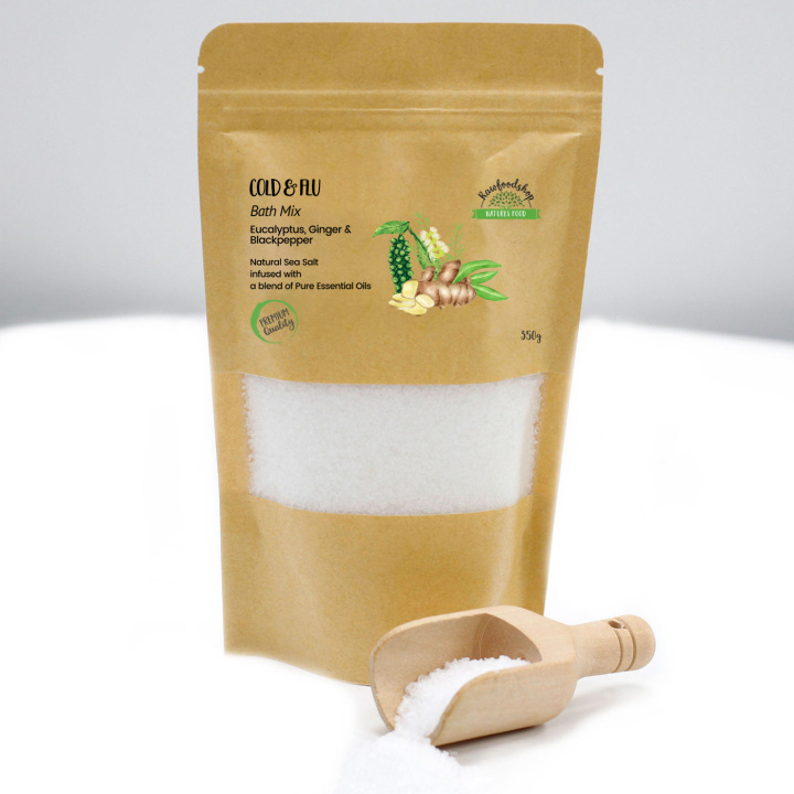 Badesalt Cold & Flu 350g i gruppen OUTLET 20-80% / Hud & Kropp 20-50% / Kampanj- Hud & kropp hos Rawfoodshop Scandinavia AB (ABPCUL06)