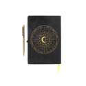 Dagbok Astrologi med Kulepenn Svart Obsidian