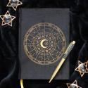 Dagbok Astrologi med Kulepenn Svart Obsidian