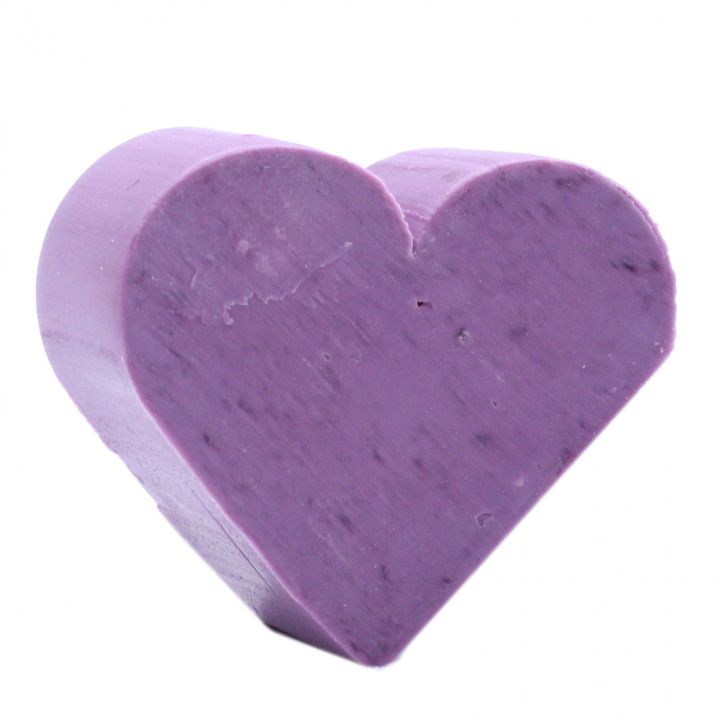 Hjerte Gjestesåpe Lavendel 20g i gruppen Hud & Kropp / Kropp / Håndsåpe hos Rawfoodshop Scandinavia AB (AWGSOAP01)
