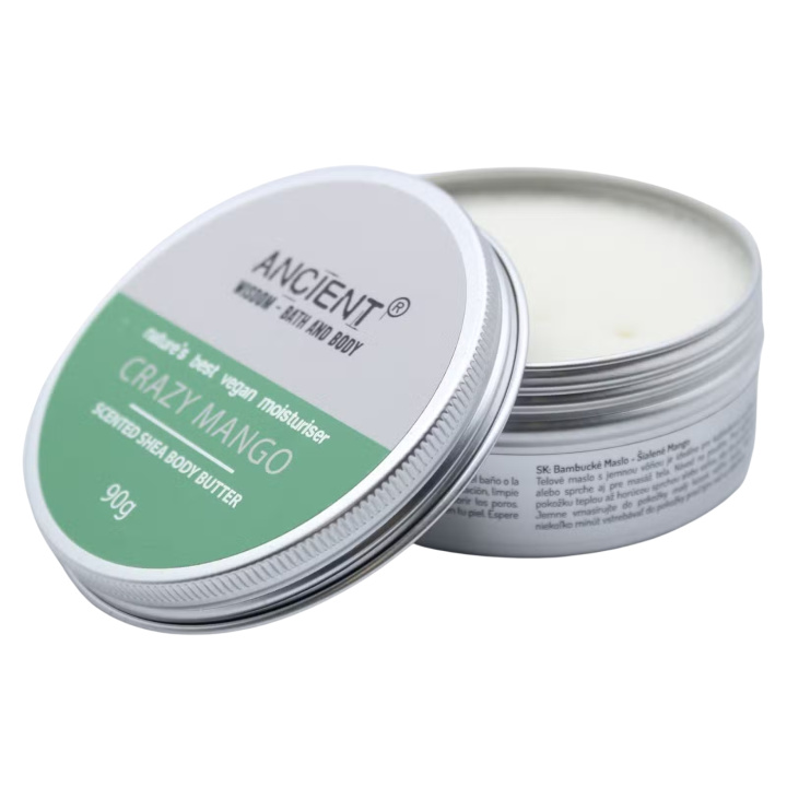 Body Butter Mango 90g i gruppen Hud & Kropp / Kropp / Body lotion & Olje hos Rawfoodshop Scandinavia AB (BBFO-02)