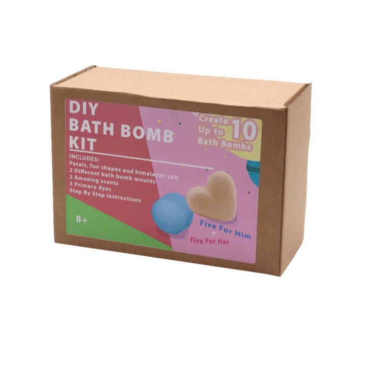 DIY-sett Badebombe Alloy & Satin i gruppen Hud & Kropp / Bad & Spa / badebomber & Badeskum hos Rawfoodshop Scandinavia AB (BBKIT-02)