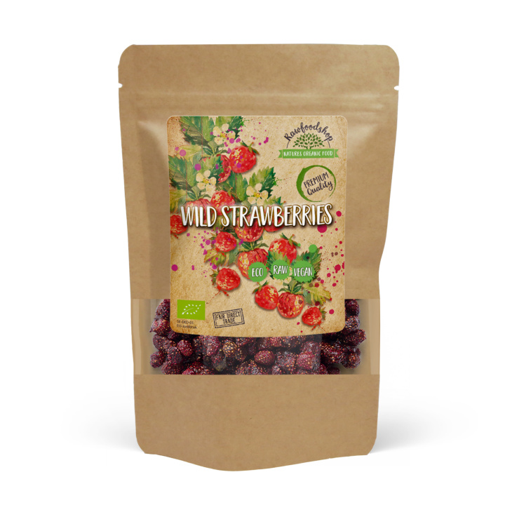 Markejordbær ØKO 100g i gruppen Råvarer & Drikke / Frukt og bær hos Rawfoodshop Scandinavia AB (BIOFR10100-10)