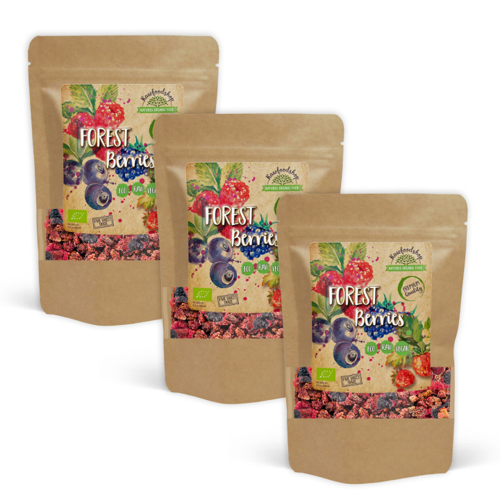 Skogsbær ØKO 100g x 3 pakker i gruppen Råvarer & Drikke / Frukt og bær / Annen Frukt og Bær hos Rawfoodshop Scandinavia AB (BIOFRUI011001-SET3)