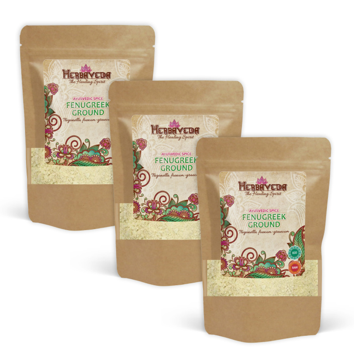 Bockhornskløver Malt ØKO 100g x 3 pakker i gruppen Råvarer & Drikke / Spiskammer / Krydder & Salt hos Rawfoodshop Scandinavia AB (BKB30-SET3)