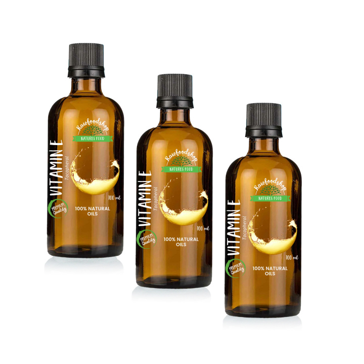 E-vitaminolje 100ml x 3 flasker i gruppen Hud & Kropp / Naturlig DIY / Vegetabilske oljer hos Rawfoodshop Scandinavia AB (BOUL261-SET3)