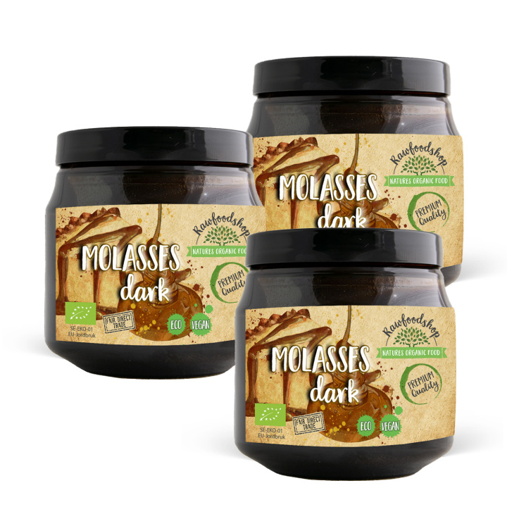 Melasse Mørk ØKO 500ml x 3 pakker i gruppen Råvarer & Drikke / Baking / Søtning hos Rawfoodshop Scandinavia AB (BSM255-SET3)
