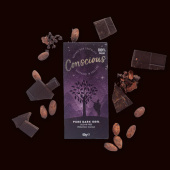 Pure Dark 100% Kakao Sjokolade Bar ØKO 60g