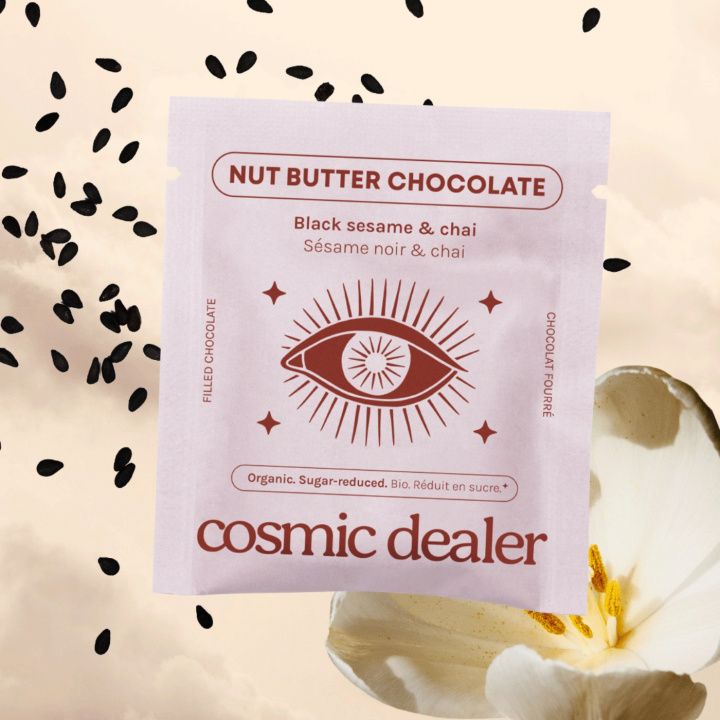 Sjokolade Tahini & Chai ØKO 20g i gruppen Råvarer & Drikke / Godteri og sjokolade / Sjokolade og bars hos Rawfoodshop Scandinavia AB (CHAKRATAHINI)