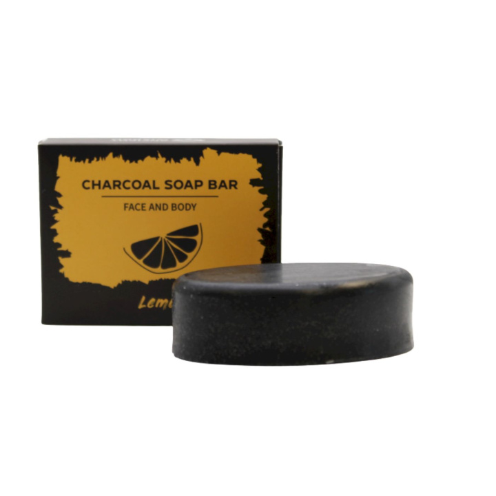 Sitron Såpe Aktivt Kull 85g i gruppen Hud & Kropp / Ansikte / Rengjøring hos Rawfoodshop Scandinavia AB (CHSBUL-01)