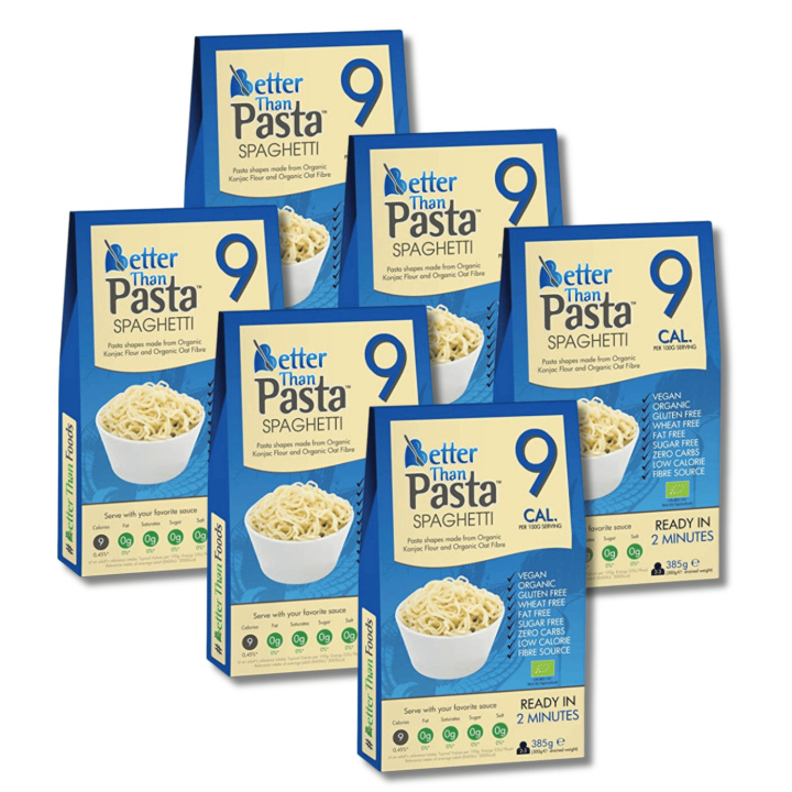 Better Than Spaghetti ØKO 385g x 6 pakker i gruppen Råvarer & Drikke / Spiskammer / Pasta og nudler hos Rawfoodshop Scandinavia AB (CNUD002-SET6)