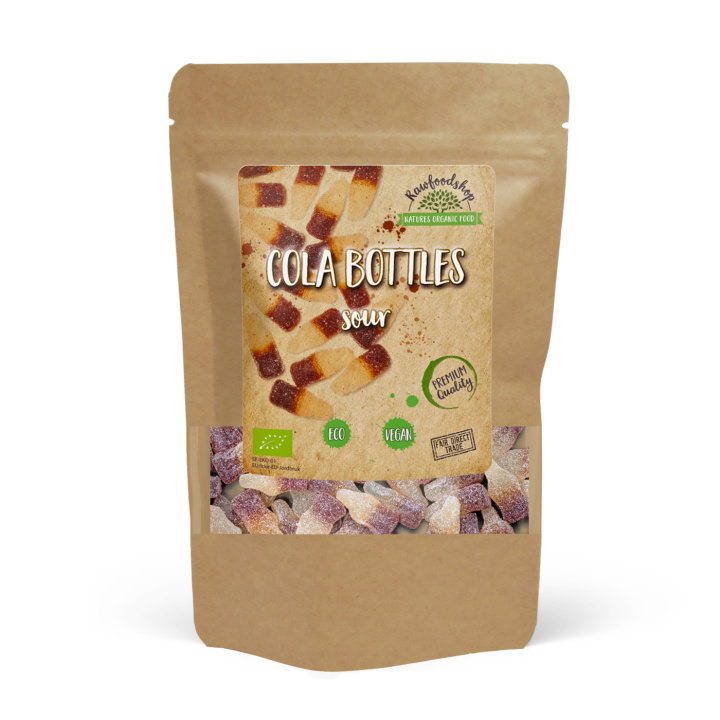 Colaflasker Sure ØKO 100g i gruppen Råvarer & Drikke / Godteri og sjokolade / Sukkertøy hos Rawfoodshop Scandinavia AB (COLACID5-100)