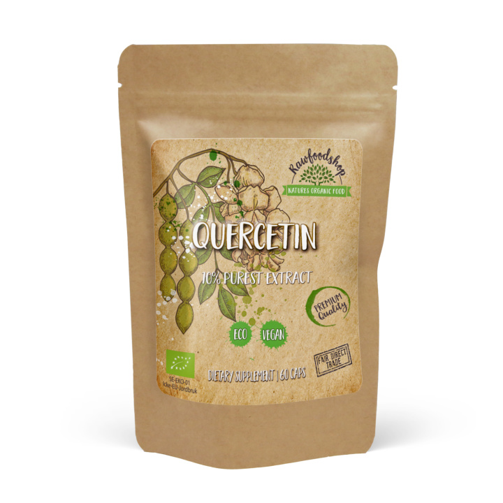 Quercetin Extract 500mg 60 kapsler i gruppen Kosttilskudd / Urter & Planter / Urter hos Rawfoodshop Scandinavia AB (CUQUER60CAP)