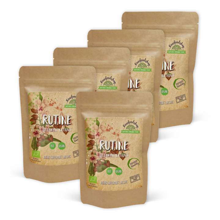 Rutin Extract 500mg 60 kapsler x 5 pakker i gruppen Kosttilskudd / Urter & Planter / Urter hos Rawfoodshop Scandinavia AB (CURUTI60CAP-SET5)