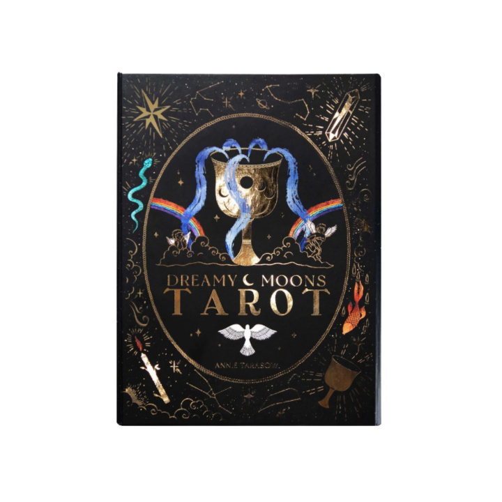 Tarotkort Dreamy Moons Svart i gruppen Hjem & Sjel / Harmonisk livsstil / tarotkort hos Rawfoodshop Scandinavia AB (DREAMYTAROT25)
