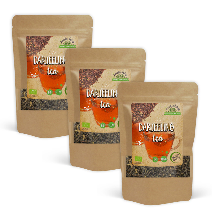 Darjeeling Te ØKO 100g x 3 pakker i gruppen Råvarer & Drikke / Drikkevarer / Te hos Rawfoodshop Scandinavia AB (DST10-SET3)