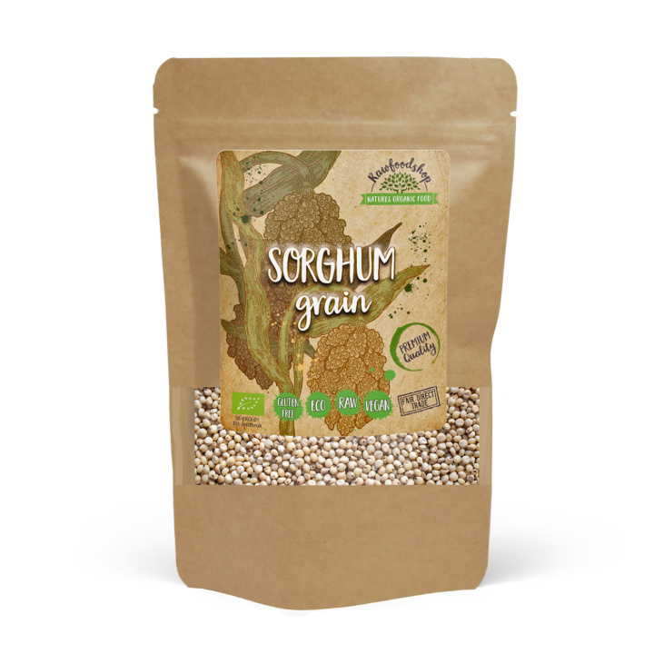 Durra Korn ØKO 1kg i gruppen Råvarer & Drikke / Spiskammer / Ris og bygg hos Rawfoodshop Scandinavia AB (DUKO10)