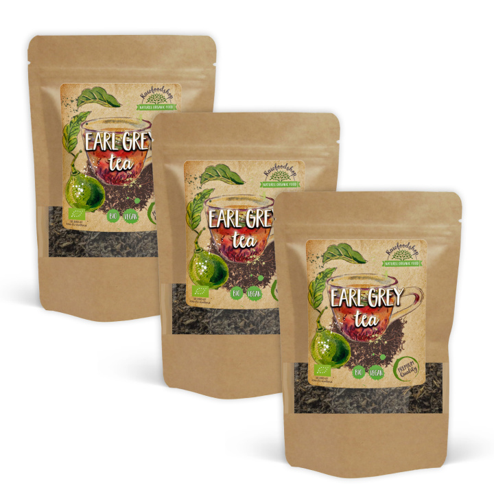 Earl Grey Te ØKO 100g x 3 pakker i gruppen Råvarer & Drikke / Drikkevarer / Te hos Rawfoodshop Scandinavia AB (EGT10-SET3)