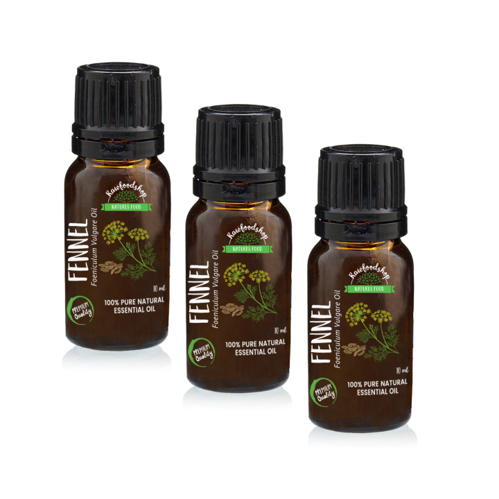 Fennikel Eterisk Olje 10ml x 3 pakker i gruppen Hud & Kropp / Naturlig DIY / Essensielle oljer hos Rawfoodshop Scandinavia AB (EOUL-16-SET3)