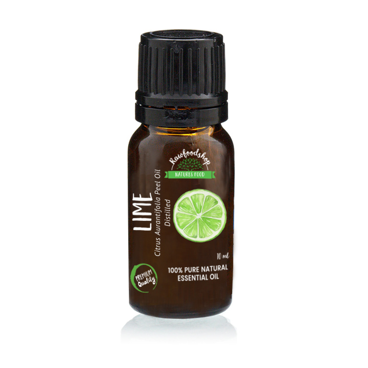 Lime Eterisk Olje 10ml i gruppen Hud & Kropp / Naturlig DIY / Essensielle oljer hos Rawfoodshop Scandinavia AB (EOUL-29)