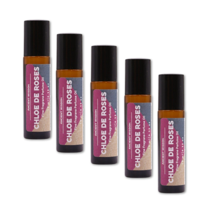 Chloe de Roses Parfymeolje 10ml x 5 stk i gruppen Hud & Kropp / Kropp / Parfyme hos Rawfoodshop Scandinavia AB (FFPOUL05-SET5)