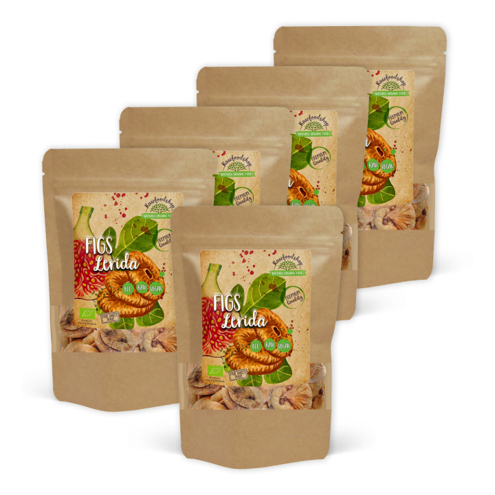 Fiken Lerida ØKO 500g x 5 pakker i gruppen Råvarer & Drikke / Frukt og bær / Fiken hos Rawfoodshop Scandinavia AB (FLT50-SET5)