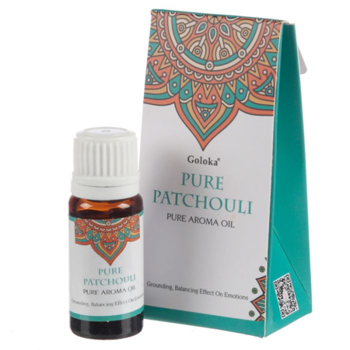 Goloka Patchouli duftolje 10ml i gruppen Hjem & Sjel / Stemning & duft / Duftolje hos Rawfoodshop Scandinavia AB (FO35780)