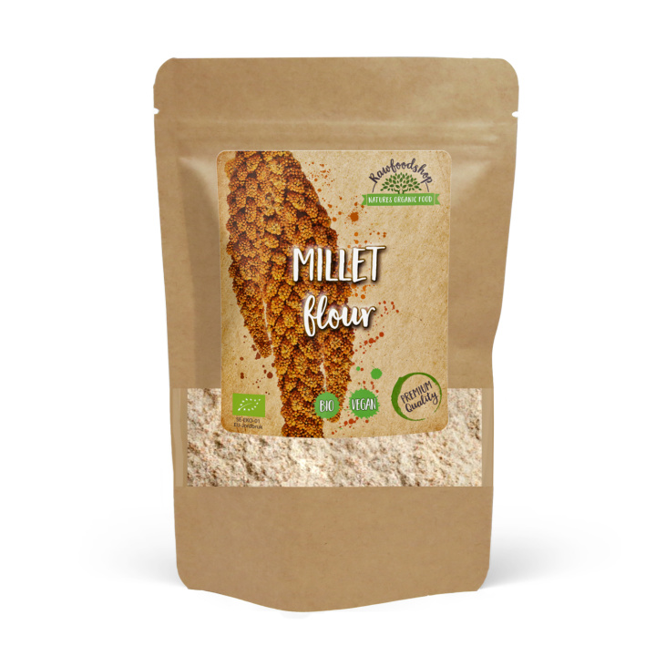 Hirsemel ØKO 500g i gruppen Råvarer & Drikke / Baking / Mel hos Rawfoodshop Scandinavia AB (GLUMJOL001)
