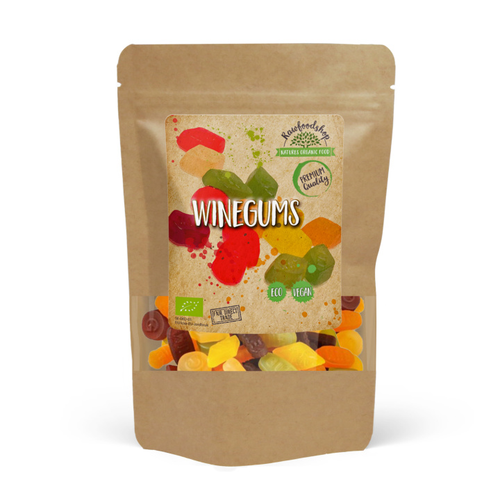 Vingummi ØKO 100g i gruppen Råvarer & Drikke / Godteri og sjokolade / Sukkertøy hos Rawfoodshop Scandinavia AB (GODIS1)