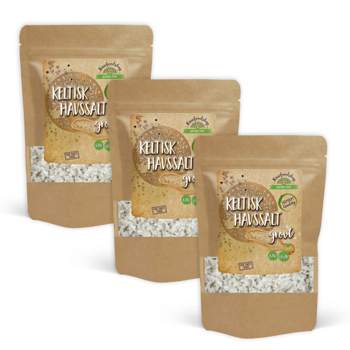 Celtic Havsalt Grovt 500g x pakker i gruppen Råvarer & Drikke / Spiskammer / Krydder & Salt hos Rawfoodshop Scandinavia AB (GS004500-SET3)
