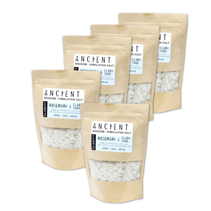 Badesalt Himalaya Clarity 500g x 5 pakker i gruppen Hud & Kropp / Bad & Spa / Badesalt hos Rawfoodshop Scandinavia AB (HBATHSUL02-SET5)
