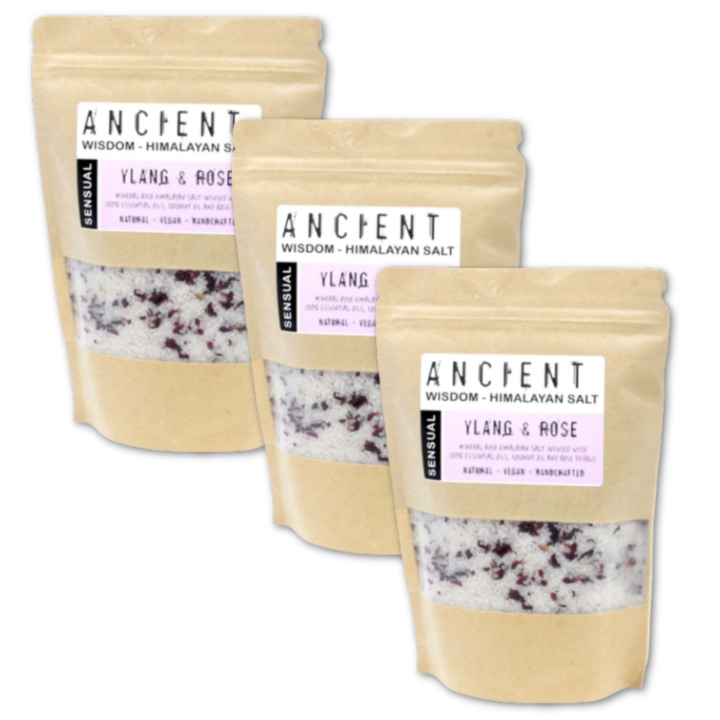 Badesalt Himalaya Sensual 500g x 3 pakker i gruppen Hud & Kropp / Bad & Spa / Badesalt hos Rawfoodshop Scandinavia AB (HBATHSUL03-SET3)
