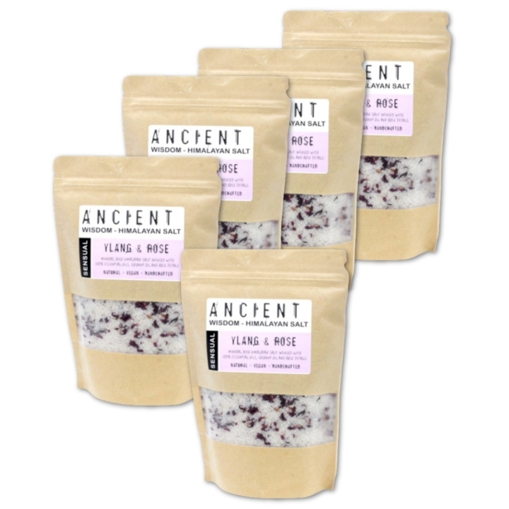 Badesalt Himalaya Sensual 500g x 5 pakker i gruppen Hud & Kropp / Bad & Spa / Badesalt hos Rawfoodshop Scandinavia AB (HBATHSUL03-SET5)