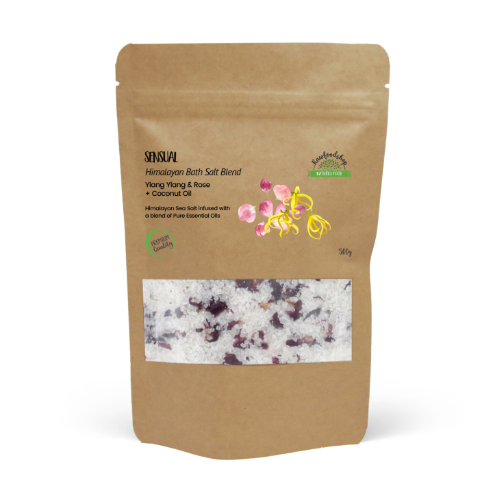 Badesalt Himalaya Sensual 500g i gruppen OUTLET 20-80% / Hud & Kropp 20-50% / Kampanj- Hud & kropp hos Rawfoodshop Scandinavia AB (HBATHSUL03)