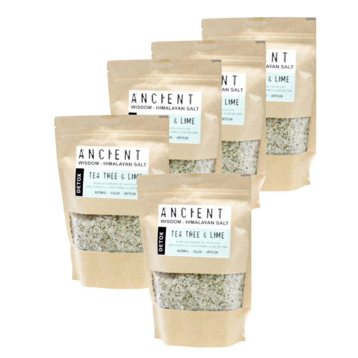 Badesalt Himalaya Detox 500g x 5 pakker i gruppen Hud & Kropp / Bad & Spa / Badesalt hos Rawfoodshop Scandinavia AB (HBATHSUL04-SET5)