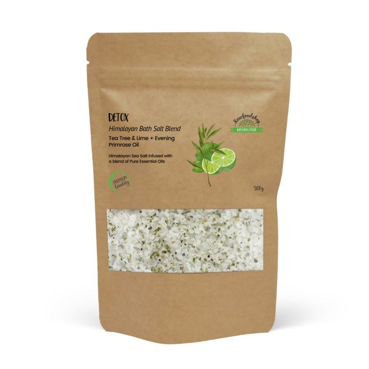 Badesalt Himalaya Detox 500g i gruppen OUTLET 20-80% / Hud & Kropp 20-50% / Kampanj- Hud & kropp hos Rawfoodshop Scandinavia AB (HBATHSUL04)