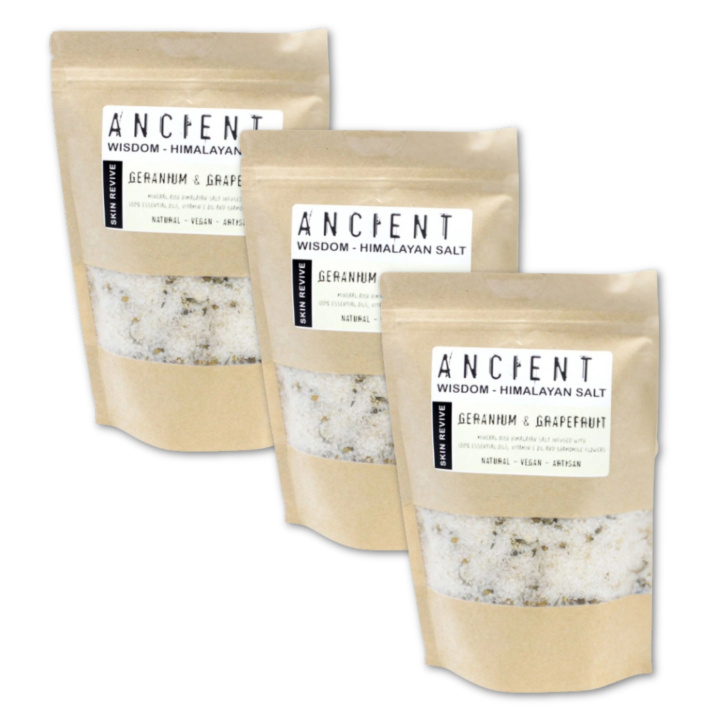 Badesalt Himalaya Skin Revive 500g x 3 pakker i gruppen Hud & Kropp / Bad & Spa / Badesalt hos Rawfoodshop Scandinavia AB (HBATHSUL05-SET3)