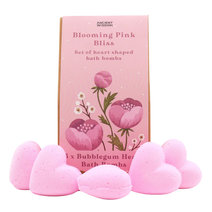 Badebomber Blooming Pink Bliss 350g i gruppen Hud & Kropp / Bad & Spa / badebomber & Badeskum hos Rawfoodshop Scandinavia AB (HBBS-02)