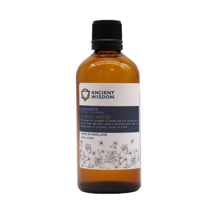 Lavendelvann 100ml i gruppen Hud & Kropp / Ansikte / Ansiktsvann hos Rawfoodshop Scandinavia AB (HDLUL-02)