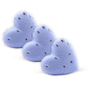 Badebombe Hjerte Lavendel 70g x 3 stk