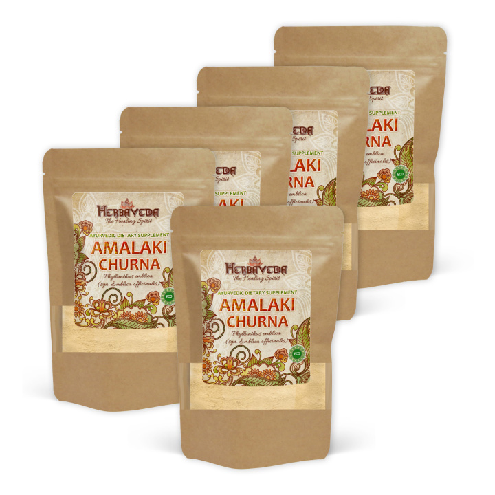 Amalaki Churna ØKO 250g x 5 pakker i gruppen Kosttilskudd / Urter & Planter / Urter hos Rawfoodshop Scandinavia AB (HERBA01-250-SET5)