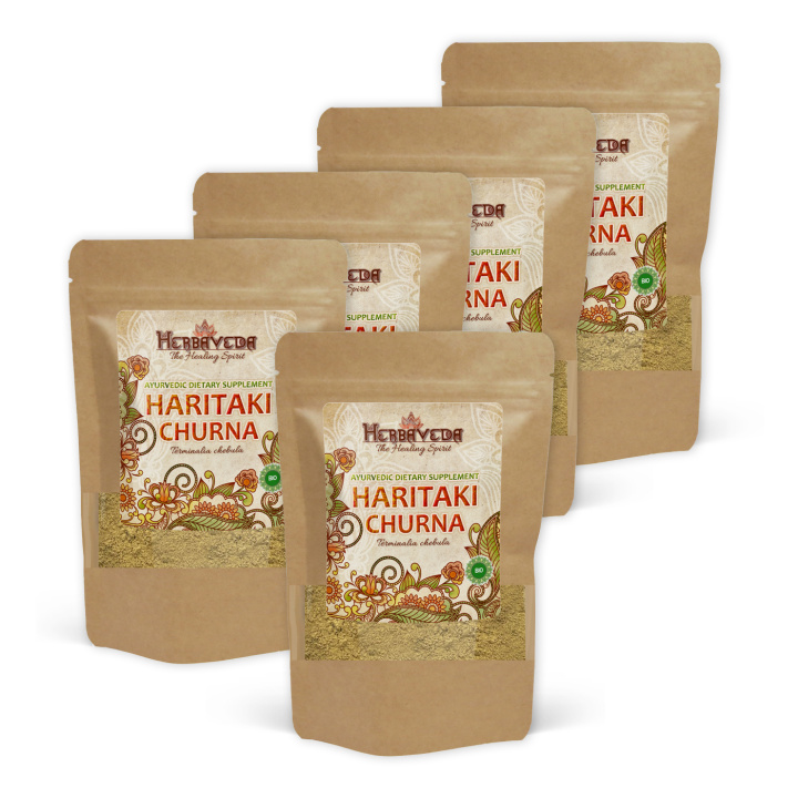 Haritaki Churna ØKO 250g x 5 pakker i gruppen Kosttilskudd / Urter & Planter / Urter hos Rawfoodshop Scandinavia AB (HERBA04-250-SET5)
