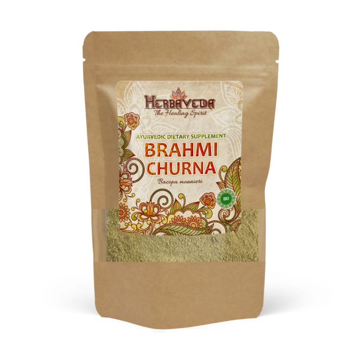 Brahmi Churna ØKO 250g i gruppen OUTLET 20-80% / Kosttilskudd 30-50% / Kosttilskudd 30% hos Rawfoodshop Scandinavia AB (HERBA16-250)