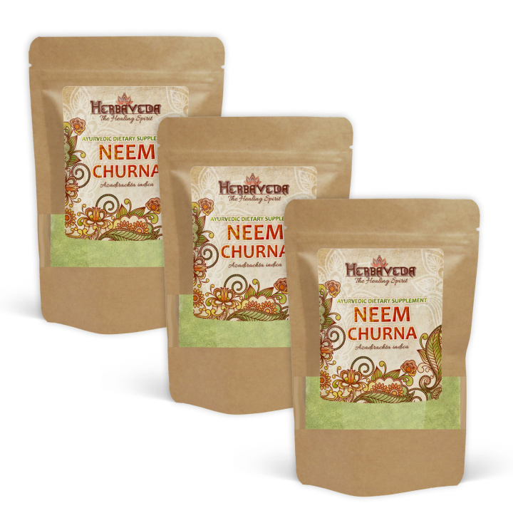 Neem Churna 125g x 3 pakker i gruppen Kosttilskudd / Urter & Planter / Urter hos Rawfoodshop Scandinavia AB (HERBA17-SET3)