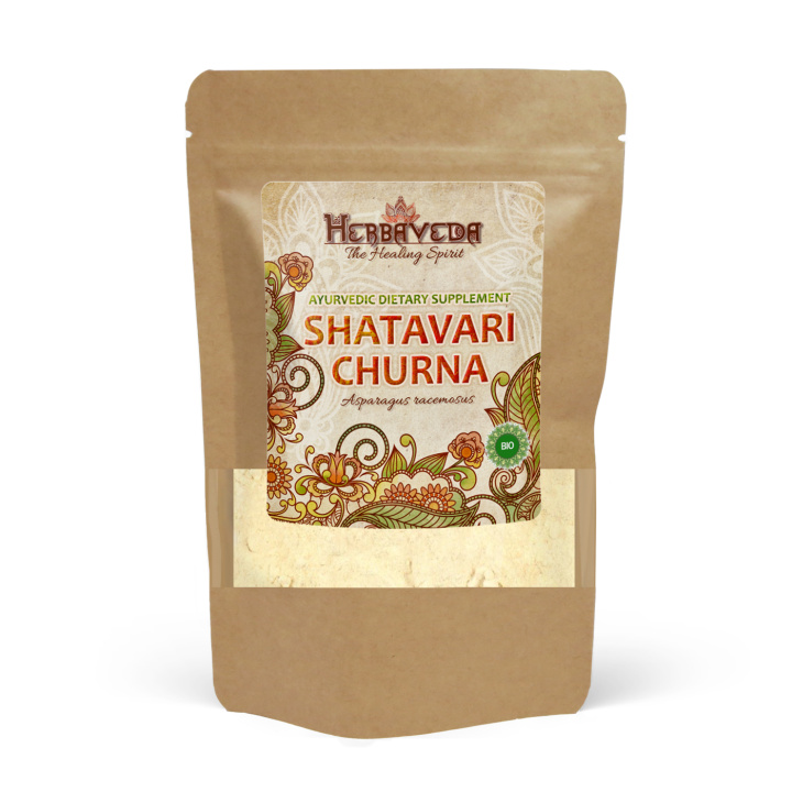 Shatavari Churna ØKO 250g i gruppen Kosttilskudd / Urter & Planter hos Rawfoodshop Scandinavia AB (HERBA22-250)