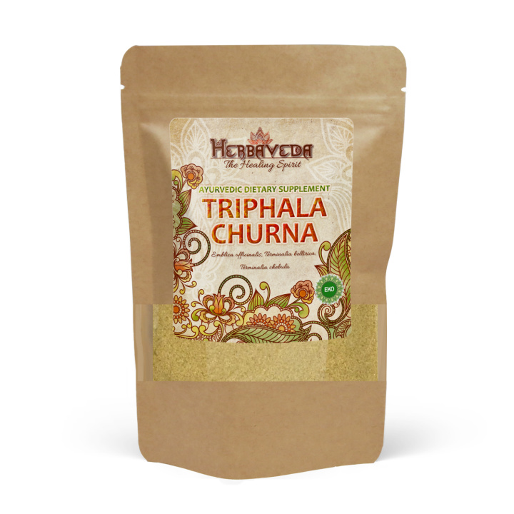 Triphala Churna ØKO 125g i gruppen Kosttilskudd / Urter & Planter hos Rawfoodshop Scandinavia AB (HERBA24)
