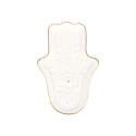 Røkelsesholder White Hamsa Hand