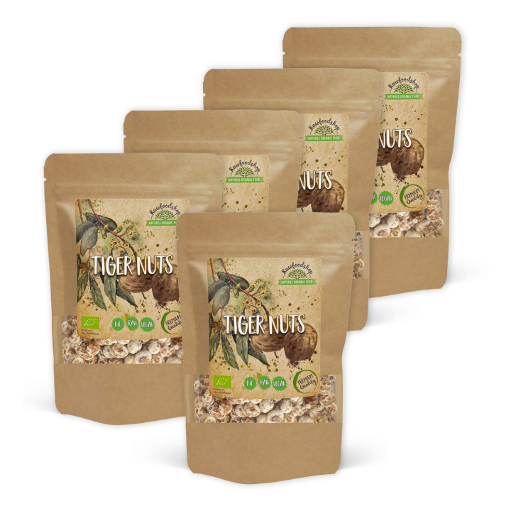Tigernøtter ØKO 1kg x 5 pakker i gruppen Råvarer & Drikke / Nøtter / Jordmandel hos Rawfoodshop Scandinavia AB (JMT1000-SET5)
